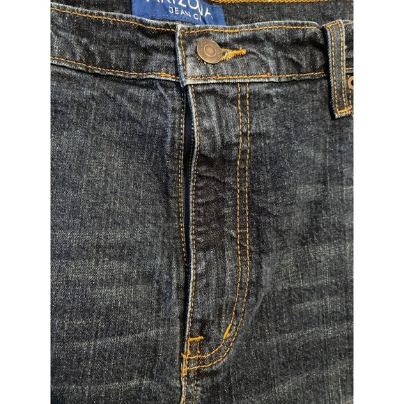 Arizona Jean Co Mens Flex Bootcut Jeans Size 36x32 Dark Wash Denim Work Pants - Picture 12 of 15